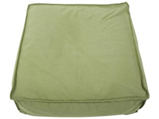 Howard Elliott Outdoor Seascape Moss Fabric Cushion Ottoman