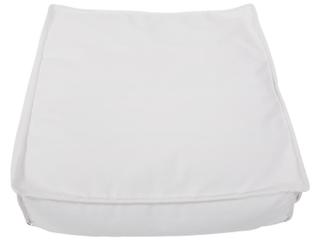 Howard Elliott Outdoor Seascape Natural Fabric Cushion Ottoman