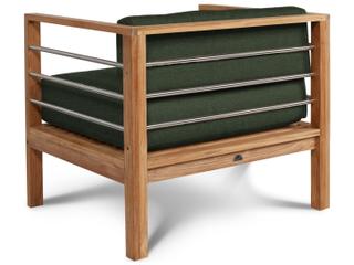 HiTeak Soho Wood Jungle Teak Cushion Lounge Chair