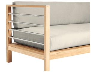 HiTeak Soho Wood Canvas Teak Cushion Sofa