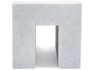 Vignelli Stoned Recycled Polyethylene Ottoman
