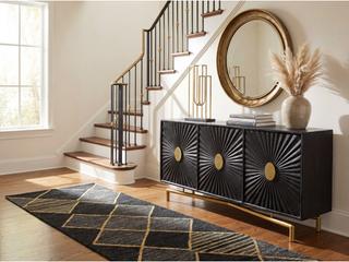 Hooker Furniture 69" Mango Wood Black Media Console