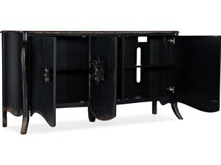 Hooker Furniture Sanctuary Bien Ame 73" Hardwood Black Sideboard