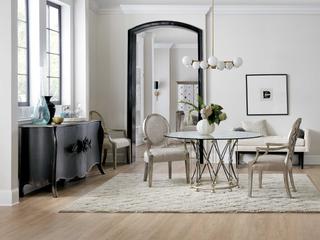 Hooker Furniture Sanctuary Bien Ame 73" Hardwood Black Sideboard