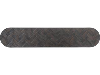 Hooker Furniture Commerce And Market Oval Dark Wood Console Table