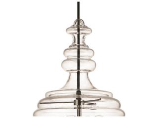 Hudson Valley Washington 4-Light Polished Nickel Clear Glass Candelabra Chandelier
