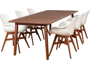 International Home Miami Amazonia Charlotte Deluxe 7 Piece Rectangular Patio Dining Set