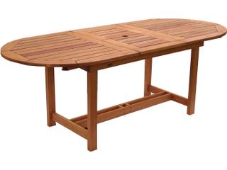 International Home Miami Amazonia Eucalyptus Grand Oval Extendable Deluxe Milano Outdoor Patio Dining Set