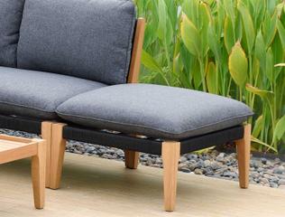 International Home Miami Amazonia Malmo 8 Piece Wood Outdoor Patio Lounge Set