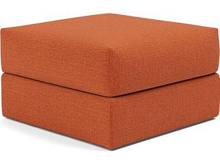 Cornila Ottoman in Esina Rust Orange