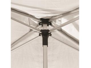 Jardinico JCP1 7.5ft Square Center Post Push-Up Lift Aluminum Outdoor Patio Umbrella with Base