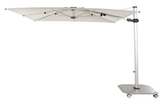 Jardinico JCP.3 10 Foot Aluminum Crank Lift Infinite Tilt Square Outdoor Patio Umbrella