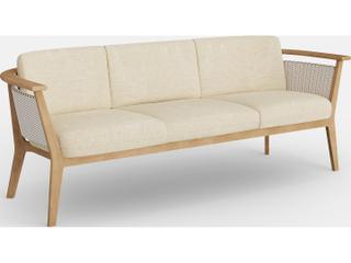 Soleo Teak and Aluminum Sofa