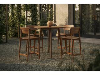 Jensen Outdoor Furniture Foundations Ipe IPEFoundations IPE 41" Round Counter Height Dining Table