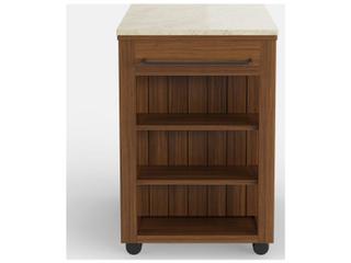 Jensen Outdoor Furniture Foundations Ipe IPEFoundations IPE Sage Serving Buffet with Quartz Top/ Silica