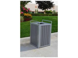 Frog Furnishings Recycled Plastic Plaza 32 Gallon Receptacle