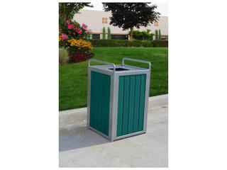Frog Furnishings Recycled Plastic Plaza 32 Gallon Receptacle