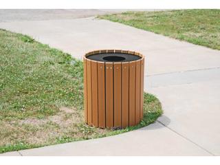 Recycled Plastic Standard Round 32 Gallon Receptacles