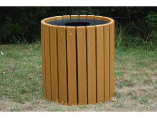 Frog Furnishings Recycled Plastic Heavy duty Round 32 Gallon Receptacles
