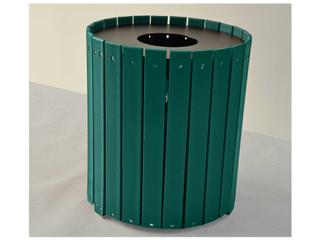 Recycled Plastic Standard Round 55 Gallon Receptacles
