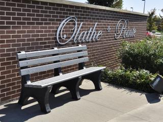 Comfort Park Avenue Recycled Plastic 6 ft. Outdoor Patio Bench