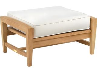 Kingsley Bate Special Order Amalfi Teak Cushion Ottoman