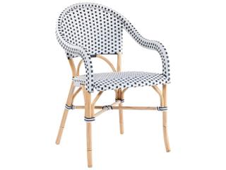 Kingsley Bate Café Wicker Dining Arm Chair
