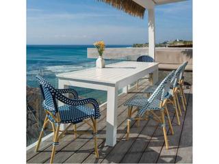 Kingsley Bate Café Wicker Dining Arm Chair