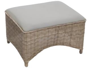 Kingsley Bate Special Order Milano Wicker Sling Ottoman