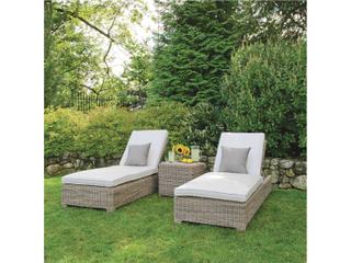 Kingsley Bate Special Order Sag Harbor Wicker Cushion Chaise Lounge