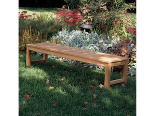 Kingsley Bate Waverley Teak 5" Backless Bench