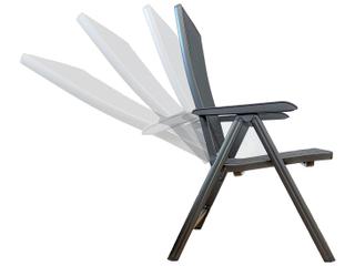 Kettler Basic Plus Sling Aluminum Gray 5 Piece Patio Dining Set in Gray