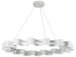 Kuzco Lighting Nami Antique White Round Chandelier