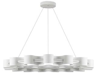 Kuzco Lighting Nami Antique White Round Chandelier