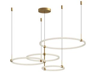 Kuzco Lighting Bruni Brushed Gold Round Chandelier