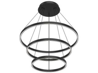 Kuzco Lighting Cerchio Black Round Chandelier