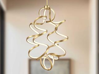Kuzco Lighting Synergy Antique Brass Chandelier