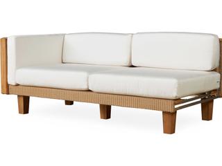 Catalina Wicker Right Arm Outdoor Loveseat