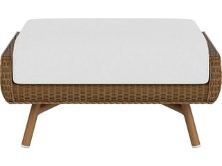 Lloyd Flanders Essence Wicker Outdoor Patio Ottoman