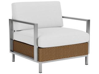 Elements Steel Wicker Patio Lounge Chair