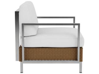Lloyd Flanders Elements Steel Wicker Patio Lounge Chair