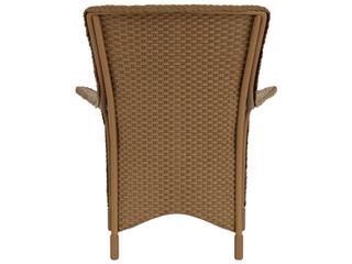 Lloyd Flanders Mandalay Wicker Outdoor Dining Arm Chair