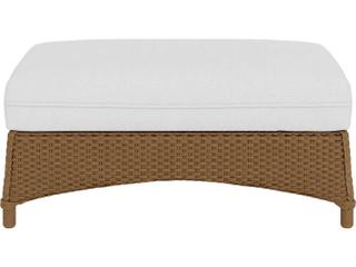 Lloyd Flanders Mandalay Wicker Large Patio Ottoman