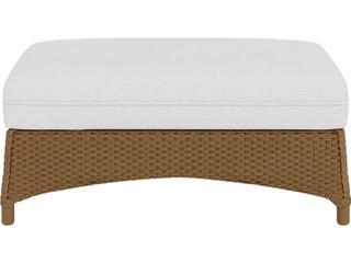 Lloyd Flanders Mandalay Wicker Large Patio Ottoman