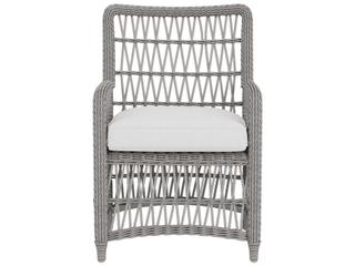 Lloyd Flanders Mackinac Wicker Patio Dining Arm Chair