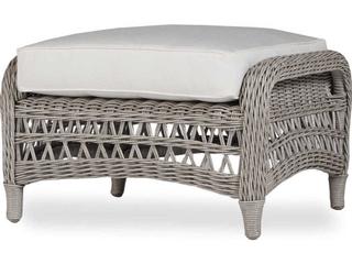Lloyd Flanders Mackinac Wicker Outdoor Patio Ottoman