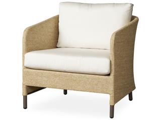 Verona Wheat Textilene Wicker Outdoor Patio Lounge Chair
