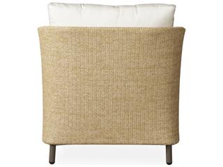 Lloyd Flanders Verona Wheat Textilene Wicker Outdoor Patio Lounge Chair