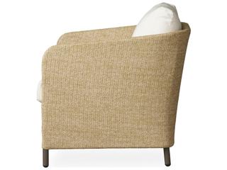 Lloyd Flanders Verona Wheat Textilene Wicker Outdoor Patio Lounge Chair