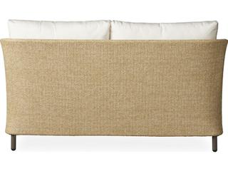 Lloyd Flanders Verona Wheat Textilene Wicker Outdoor Loveseat
